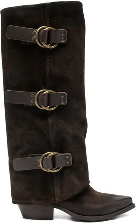 M&eacute;tisse Stivali con fibbia 55mm - Marrone