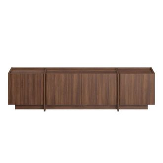 Calicosy Mueble tv 4 puertas l180 cm - nogal