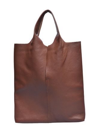 Anna Luchini Bordeauxrood Rundleer Tas