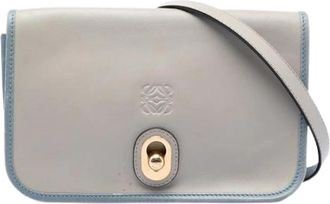 Loewe Pre-owned Crossbody Bag - Dames - Vintage Schoudertas - Grijs - ONE Size - Leer - Vintage