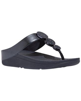 FitFlop Fitflop Halo Bead Circle Metallic Toe Post Sandal