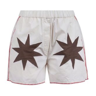 ottod'Ame Casual Shorts, female, Multicolor, Size: XS Star-print Shorts