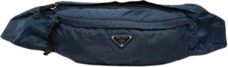 Prada Pre-owned Nylon Belt Bag - - Pre-owned - Donna - Blu - ONE SIZE