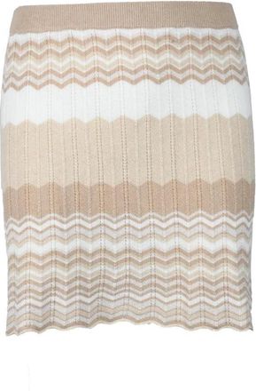 Rocco Ragni Textured Knitted Mini Skirt