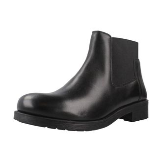 Geox D Rawelle Chelsea Boot - Dames - Schoenen - Zwart - Maat: 38 EU Leer