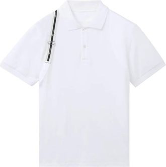 Alexander McQueen Harness Polo - Heren - Polos - Wit - L - Katoen - Tops