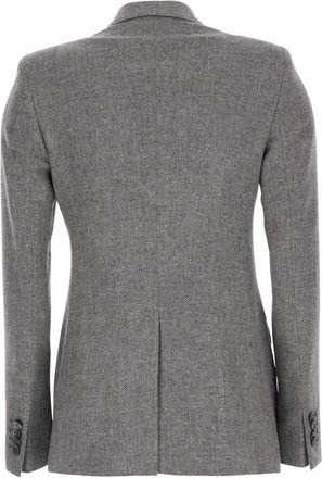 Tagliatore Womens Jacket Parigi Wool Grey Blazers