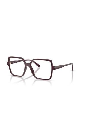 Vogue Eyewear 51mm Square optical glasses in Red at Nordstrom
