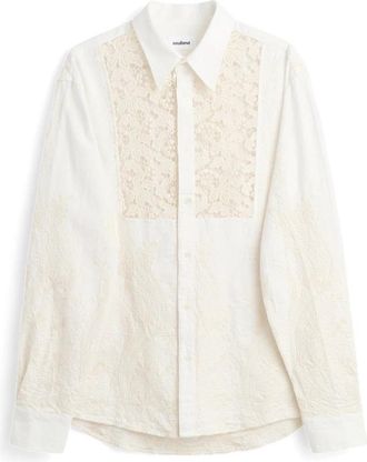 Soulland Rado Shirt - Dames - Overhemden - Wit - Xs/S - Katoen - Overhemden