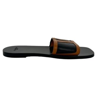 Valentino Valentino Garavani Viva Superstar slippers in zwart leer