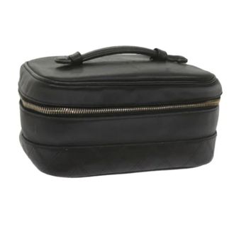 Chanel Pre-owned Handbags, female, Black, Size: ONE SIZE Pre-owned Vintage Cosmetic Pouch
