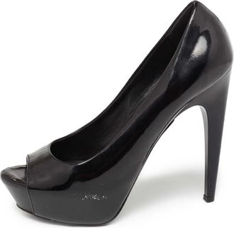 Giuseppe Zanotti Pumps a punta aperta Pre-owned 120mm - Nero