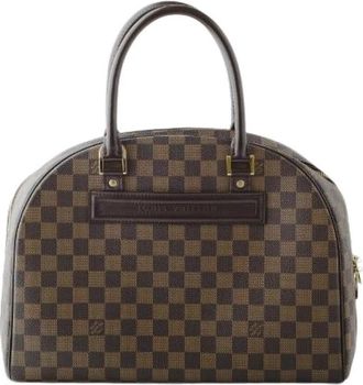 Louis Vuitton Pre-owned Vintage Handbag - Dames - Vintage Handtas - Bruin - ONE Size - Leer - Vintage