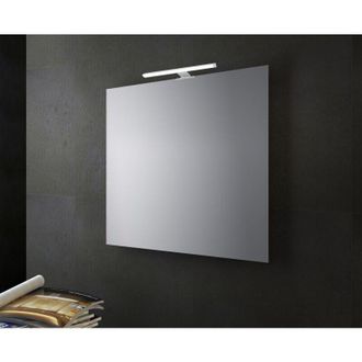San Marco Specchio bagno filo lucido con lampada led 60x60 cm specchio con lampada