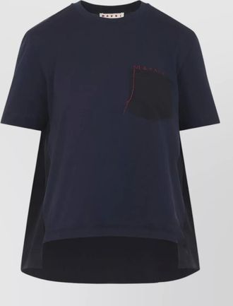 Marni short sleeve crew neck pocket t-shirt