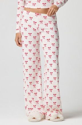 Florence By Mills Rib Print Pants in Tied Up at Nordstrom, Size Xx-Large