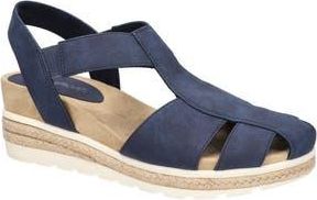 Easy Street Freeport Espadrille Wedge Sandal in Navy at Nordstrom Rack, Size 5.5