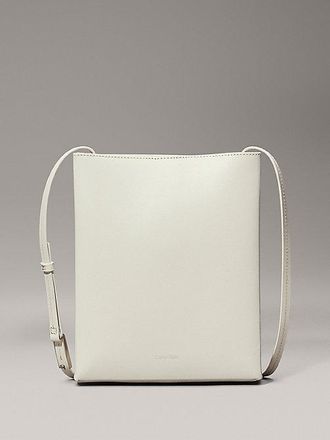 Calvin Klein Leather Crossbody Tote Bag