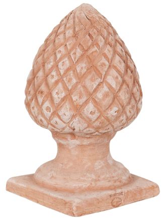 Biscottini International Biscottini - Pi&ntilde;a De Pino Toscano De Terracota 100% Made In Italy Totalmente Hecha A Mano