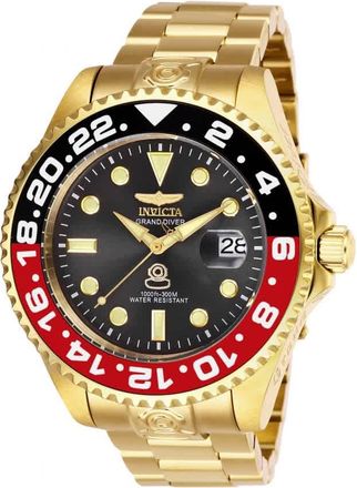 Invicta Grand Diver Automatic Charcoal Dial Coke Bezel Mens Watch 27970
