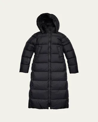 Canada Goose Mystique Long Down Puffer Jacket with Removable Hood