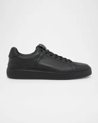 Balmain Men & apos;s B-Court Calfskin Low-Top Sneakers