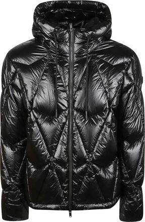 Moose Knuckles Iceberg Quilt Down Jacket - Heren - Winterjassen - Zwart - M - Leer - Jassen