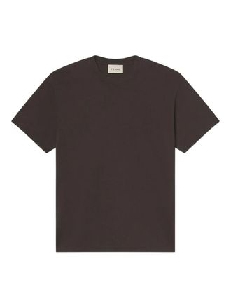 Frame Denim logo-embroidery T-shirt - Brown