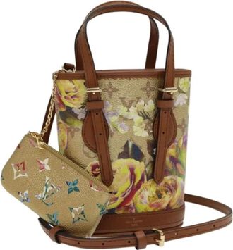 Louis Vuitton Tweedehands Canvas Louis Vuitton tassen - Dames - Vintage Handtas - Beige - ONE Size - Vintage