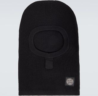 Stone Island Compass virgin wool ski mask