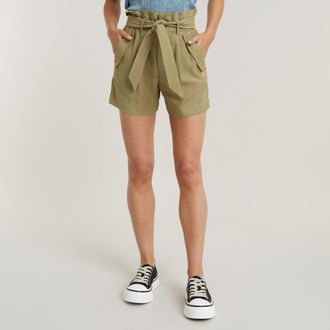 G-Star Paperbag Short - Bruin - Dames