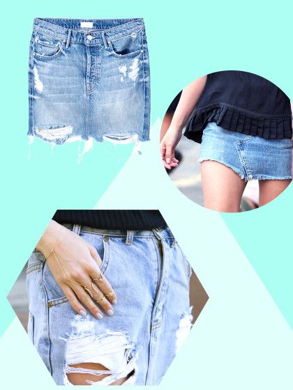 How To Wear A Denim Mini Skirt Like An Adult
