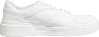 Dolce & Gabbana White Miami Leather Low Top Sneakers Mens Shoes