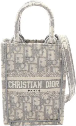 Dior Pre-owned Dior Mini Oblique Canvas Vertical Book Tote Ladies ZXT5YCNA8384DNYV