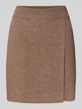 Armedangels Armedangels Ausgestellter Mini-Rock aus Baumwoll-Mix mit Woll-Anteil Modell DARLAA in Beige, Größe XL