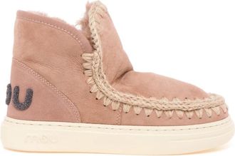 Mou Eskimo Sneaker Bold - Dames - Winterlaarzen - Bruin - 40 EU - Wol - Schoenen