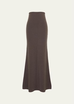 Max Mara Wool & Cashmere Knit Maxi Skirt