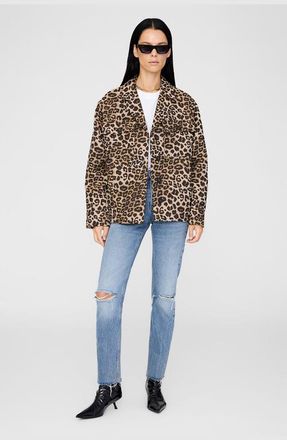 Anine Bing Flynn Jacket in Leo at Nordstrom, Size X-Small