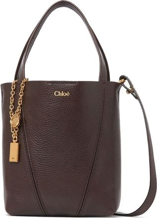 Chlo&eacute; Brown Spin Small Tote