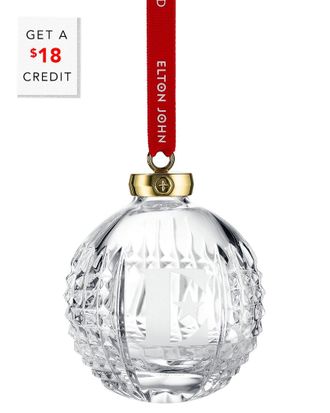 Waterford Elton John E Icon Bauble With $18 Credit