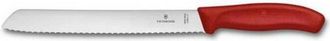 Victorinox by Swiss Army Swiss Classic Cuchillo De Pan Rojo 21 Cm