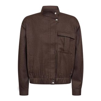 Co'Couture Chaquetas - Jackets - Mujer - Marr&oacute;n - XL