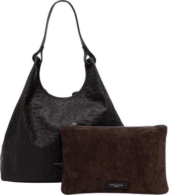Gianni Chiarini Dua Shopper - Dames - Shoppers - Bruin - ONE Size - Leer - Tassen
