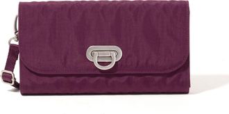 Baggallini Womens Coastal Flip Lock RFID Phone Wallet Crossbody Bag