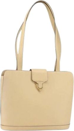 Celine Pre-owned Shoulder Bags, female, Beige, Size: ONE SIZE Pre-owned Vintage Shoulder Bag