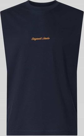 Jack & Jones Jack & Jones T-Shirt mit Stitching in Marine, Gr&ouml;&szlig;e XXL