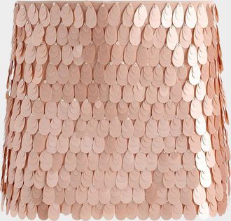 Alice & Olivia Mace Paillette-Embellished Mini Skort