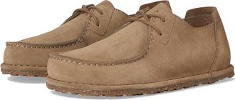 Birkenstock Utti Lace Up - Suede Mens Lace-up Boots Gray Taupe : EU 45 (US Mens 12-12.5) Regular