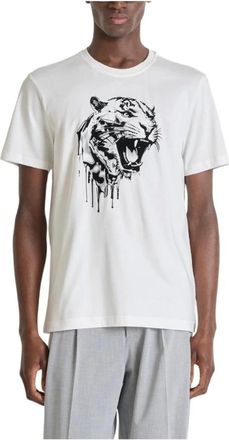 Antony Morato Tiger Graphic T-Shirt - Heren - T-shirts - Beige - M - Katoen - Tops
