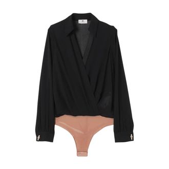 Elisabetta Franchi Donna, Top, Nero, M, new